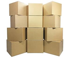 W.E. Roberts 30 x Thick Removal Packaging Storage Cardboard Boxes - Double Wall - 18 x 12 x 12/457 x 305 x 305mm