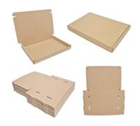 W.E. Roberts Brown Large Letter Cardboard Postal Boxes - E Flute Corrugated - (C5 (218mm x 159mm x 20mm))