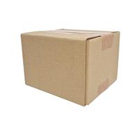 W. E. Roberts Brown Single Wall Cardboard Boxes 6" x 5" x 4" / 15.2cm x 12.7cm x 10.2cm Durable Parcel Box and Packing Box, Small Shipping boxes, Perfect Small Gift Box for Shipping (Pack of 25)