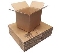 W.E. Roberts Double Wall Packing Cartons Flat-Packed [Pack of 15] (305 x 229 x 229mm)