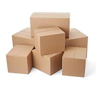 W.E. Roberts Double Wall Packing Cartons Flat-Packed [Pack of 15] (457 x 305 x 305mm)