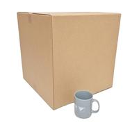 W.E. Roberts Large Postal Strong Double Wall Cardboard Brown Shipping Boxes - Durable Storage and Packing Boxes for Moving Shipping and Organizing (Pack of 15 Boxes) (40.6cm x 40.6cm x 40.6cm)