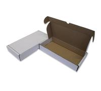 W.E. Roberts Postal Boxes White Cardboard boxes for posting 30.5x15.2x5cm (12"x6"x2") parcel box, shipping boxes, small parcel boxes, Small Cardboard Boxes Small Parcel (Pack of 5)