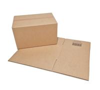 W.E. Roberts Strong Double Wall Cardboard Boxes (Pack of 15) - Boxes for posting, Boxes for moving house, Packing boxes, Postal Shipping Boxes (457mm x 305mm x 254mm (18 x 12 x 10"))