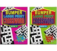 W.F. Graham 2 x Bumper Large Print Crossword - 2 Book Set