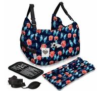 W&F HOME Mastectomy Pillow, Mastectomy Recovery Supplies, Post Mastectomy’s Must Haves, Breast Reduction Recovery Supplies, Open Heart Surgery Pillows, Breast Pillows for Sleeping - Blue Butterflies