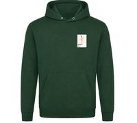 W.G. Grace Cricket Icon Frame Men's Hoodie - Bottle Green / L