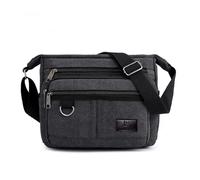 W&G traveler Rfid Crossbody Messenger Bag for iPad Pro 12.9 inches, Sling Sathel Purse, 13 inch Laptop Shoulder Briefcase, Water Bottle Holders, Built-in Wallet & Phone Holders, Black