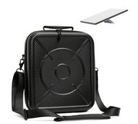 W&G traveler Starlink Mini Case, Shockproof Travel Organizer Carrying Bag for Satellite Dish & Accessories, Starlink Mini Protective Cover with Shoulder Strap (Black)