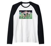 W Germany England World Cup Semi Final Football Turin 1990 Raglan Baseball Tee