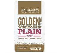 W H Marriage Golden Wholegrain Plain Flour 1000g X 9 (Pack of 9)