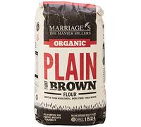 W & H MARRIAGE & SON Organic Light Brown Plain Flour 1kg