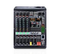 W IN-MIX 4 Channel Audio Mixer Professional with 256 DSP Effects Bluetooth | MP3 Player and Bluetooth U disk 48V Phantom Power Source USB recording for Studio Recording, Live Performances