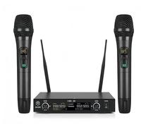 W IN-MIX Wireless Microphone, Metal Handheld Cordless Dynamic Mic System, Clear Sound Quality, 200 ft Reception Range, for Karaoke Singing, Wedding, DJ, Party, Speech, Church, Class