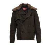 W-Jake-Qmch Wool Coat - male - Diesel - Double-Breasted Coats - Brown - L - Coats L