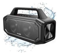 W-KING 80W Bluetooth Wireless Speakers, Portable Outdoor, Bass Boost, Stereo Pairing, Reverse Charging, IPX6 Waterproof, Hands-Free Calling, USB/TF Card/AUX-in/NFC