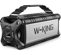 W-KING 90W Max Bluetooth Speaker, IPX6 Waterproof Speakers, Loud Portable Outdoor Speaker Wireless, Deep Bass, Hi-Fi Audio, 40H Playback, Power Bank, Stereo Pairing, EQ, TF, Large Boom Box For Party