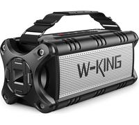 W-KING Bluetooth Speaker, 90W Peak Speakers Wireless Bluetooth, 50W Deep