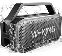 W-KING Bluetooth Speaker Loud-100W Max 60W Portable Speakers Wireless Bluetooth, IPX6 Waterproof Outdoor Big Party Large Speaker Boombox Subwoofer,Exlarge All-Round Bass Passive Radiator/40H/TF/AUX/EQ