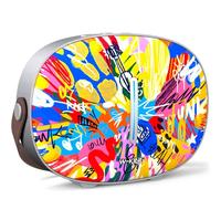 W-KING Bluetooth Speaker Loud, T8II Portable Bluetooth Speakers Wireless, 96W Peak Powerful Outdoor Boombox Subwoofer, Deep Bass/Clear Sound, BT5.4/Fast Charging/USB/AUX, Party Speaker (Painting)