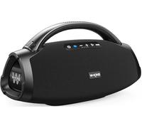W-KING Party Bluetooth Speaker Large with 120W Subwoofer, 50W*2 Woofers, 15W*2 Tweeter, IPX7 Waterproof Portable Wireless Speaker, Deep Bass/APP/V5.4/Stereo Pairing/30H/OTG/Guitar in/TF/AUX, Boom Box