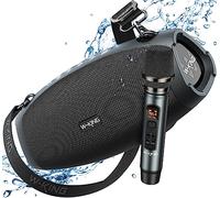 W-KING Portable 120W Max Bluetooth Speaker Loud with Wireless Microphone