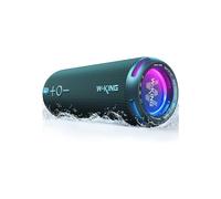 W-KING Portable Bluetooth Speaker, IP67 Waterproof Outdoor Speakers Wireless Loud, Customized EQ APP/Deep Bass, 360° Stereo Sound with Lights , 40W