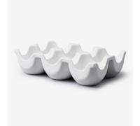 W.M Bartleet & Sons Wm Bartleet & Sons Porcelain 6 Egg Storage Box Tray, White