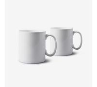 W.M Bartleet & Sons Wm Bartleet & Sons Porcelain Extra Large 1.3 Pint Mug, Set Of 2 White