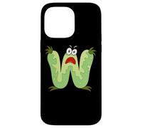 W Monster Letter Alphabet Scary Face Case for iPhone 14 Pro Max