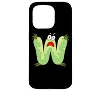 W Monster Letter Alphabet Scary Face Case for iPhone 15 Pro