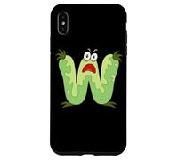 W Monster Letter Alphabet Scary Face Case for iPhone XS Max