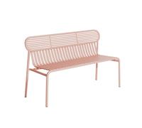 W nd Garden Bench with backrest Petite Friture Blush - 3701128114545