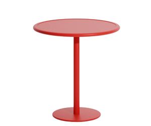 W nd Bistro Table Round Petite Friture Bistro Table Red (Red) - 3701128130569