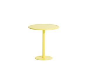 W nd Bistro Table Round Petite Friture Yellow - 3701128115122