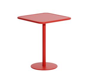 W nd Bistro Table Square bar table Petite Friture Red (Red) - 3701128130576
