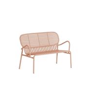 W nd Garden Bench with backrest Petite Friture Blush - 3701128114545