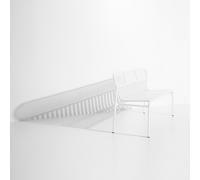 W nd Garden Bench with backrest Petite Friture White - 3701128112107