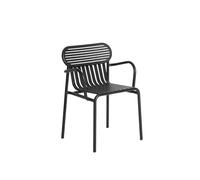 W nd Garden Chair with Armrests Petite Friture Black - 3701128111742