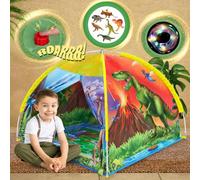 W&O Dino Super Dome with Roar Button, Dino Toys & LED Lights | Dinosaur Tent for Kids with Roar Button, Dino Toys, LED Lights & Easy Indoor/Outdoor Play. Great Gift, Ages 3-7