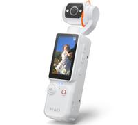 W&O Mini Camera,Handheld Camera for Vlogging (Cream White)