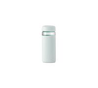 W&P Porter Glass Wide Mouth Bottle w/Protective Silicone Sleeve | Mint 16 Ounces | On-the-Go | Reusable Bottle | Portable and Lightweight | Dishwasher Safe