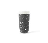 W&P Porter Insulated Tumbler 20 oz | No Metallic Aftertaste Ceramic Coated for Water, Coffee, & Tea | Wide Mouth Vacuum Insulated | Dishwasher Safe, Charcoal Terrazzo