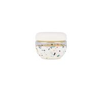 W&P Porter Seal Tight Glass Food Storage Container with Lid, Terrazzo Cream 16oz, Leak & Spill Proof Meal Prep Container, Microwave & Dishwasher Safe, Borosilicate Glass