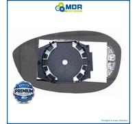 W-Parts Right Thermal Mirror Glass Blue Aspherical For Alfa Romeo Brera 2010-