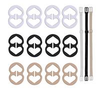 W-Plus Bra Strap Clips Bra Extenders Bra Strap Holders - Racer Back - Conceal Straps - Cleavage Control