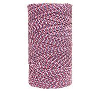 W. Rose RO687 Super Tough Professional Bonded Braided Nylon Mason's Line, 685-Feet, White/Blue/Red