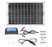 W Solar Panel Charger Kit for Car Batteries 36 Cells | Polyethylene Build, Lightweight Waterproof Design, Weak Light Performance, Tourism and Planting Use