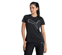 Puma Tad Essential Logo Short Sleeve T-shirt Black L Women