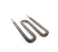 W Type Fin Heating Element 220V 10/12mm Tube Diameter Heating Tube M16/M18 Thread Heater Element Wattage 1.5/2.5/3.5KW (Size : 220V, Color : 450mm 2.5KW)